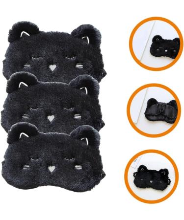 3pcs Cartoon Eye Masks - Korean Facial Sleeping Blindfolds for Teens | Soft Silk Travel Sleep Masks - Buy Online on GoSupps.com