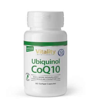 Q10 capsules high doses ubiquinol coq10 100mg.Highest bioavailability Coenzyme Q10 60 capsules.Energy antioxidants anti-aging.Vitality Nutritionals by Vitaminexpress - Buy Online on GoSupps.com