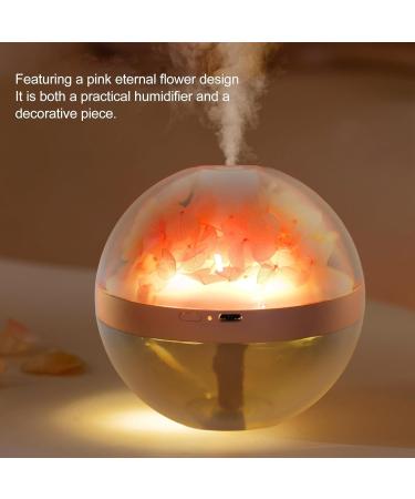 Mini LED Essential Oil Diffuser & Humidifier - Pink Eternal Flower 270ml | Shop Internationally - Buy Online on GoSupps.com