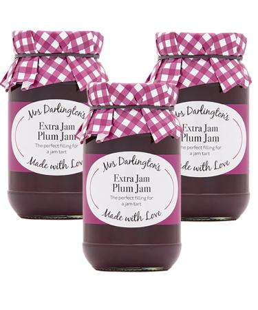 Mrs Darlington's Plum Jam - 340g - Pack of 3