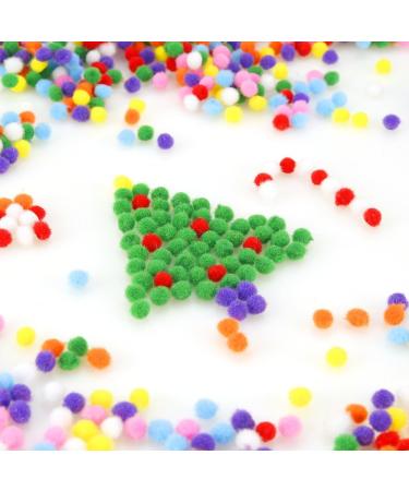 Caydo 2400 Pieces Assorted Color Mini Craft Pompoms 6mm - Hobby Supplies - Buy Online on GoSupps.com