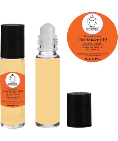 ZEKA PARFUMERIE Compare to Aroma Compatible with Viva la Juicy by Juicy Couture for Women Fragrance Body Oil on 1/3 oz (9.86ml) Travel Size Roll-On Botlle - Buy Online on GoSupps.com