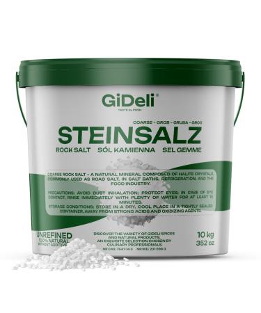 Gros sel gemme 10 kg naturel non raffin sans additifs pour salle de bain nourriture refroidissement routes