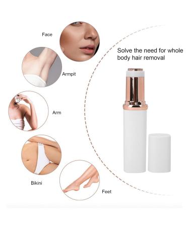 Flawless Wearable Electric Hair Remover for Women - Painless Facial Body & Armpit Shaver - White - Buy Online on GoSupps.com