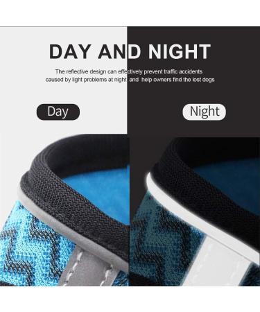 Suredoo Reflective Dog Harness & Leash Set for Small Dogs Cats & Puppies | Anti-Train Design - Blue Wave (Large) - Buy Online on GoSupps.com