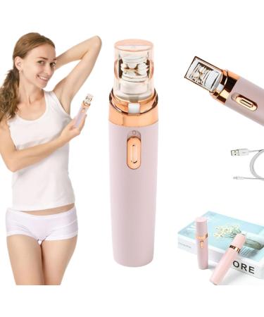 2024 New Pluxy Epilator Facial Epilator 2-in-1 Facial Electric Shaver Painless Body Shaver Portable Facial Epilator for Women Rechargeable