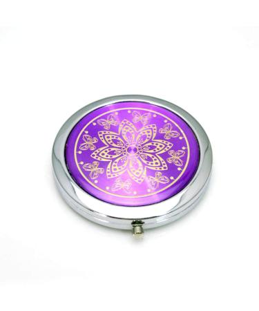 HUAMULAN 9PCS Compact Mirror - Assorted Color Cosmetic Hand Mirror Set for Wedding Favor Party Gifts - Dual Sided Metal Frame Design - Perfect for Purse Travel - Includes Organza Pouch Gift Bag - Buy Online on GoSupps.com