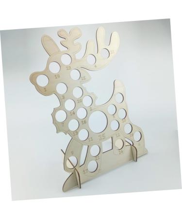 RORPOIR 1pc Chocolate Advent Calendar Christmas Table Decorations Xmas Chocolate Rack Wooden Ornaments - Buy Online on GoSupps.com