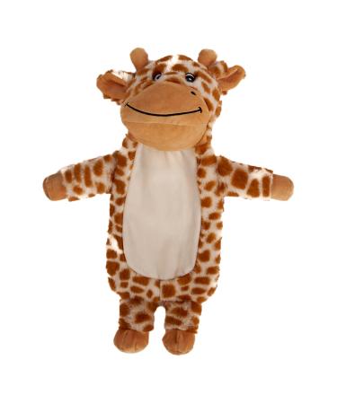 K Collection 3D Novelty Hot Water Bottle with Removable Cover - Giraffe Design - Soft Plush Cover - Premium Natural Rubber Giraffe HWB