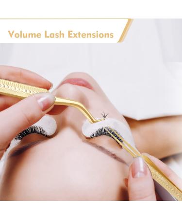 Ms. Queen Professional Lash Tweezers for Mega Volume Mink Extensions - S-Curved/M015-3 - Buy Online on GoSupps.com