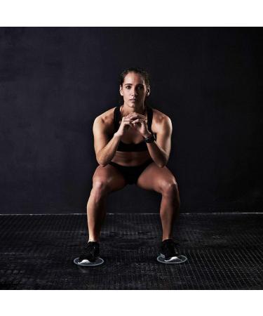 Azurelife Core Glider & Double-Sided Exercise Discs - Portable & Versatile for Carpet or Hardwood Floors - Perfect for Abdominal & Trunk Training in Gray - Buy Online on GoSupps.com