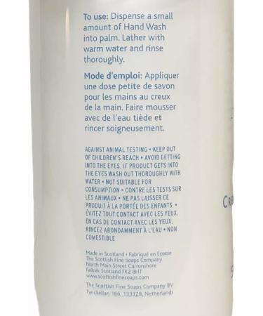 Scottish Fine Soaps Cotton Fresh Hand Wash 17.5 Fl.Oz - Premium Quality from Scotland | International Shipping Available - Buy Online on GoSupps.com
