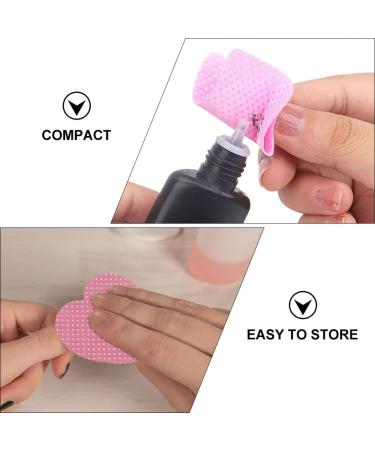 Ipetboom 400 Sheets nail art gel travel size cotton pad rag Nail remover cotton nail Remover absorbent cotton cotton Extension glue nail supplies cotton sheet absorbent cloth - Buy Online on GoSupps.com