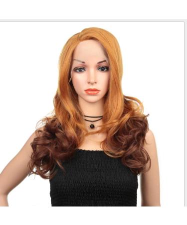 BGHJUE AFRICAN WIG Yellow Long Roll Loose Wave Hair Synthetic BraIding Hair Extension Ombre Long Hairstyles Loose Wave Synthetic Wave Hair