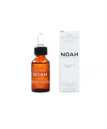Noah Natural Hair 5.3 Restructuring Serum with Linseed Oil and Ylang-Ylang for Dry and Damaged Hair Nourishing Hydrating and Revitalising Vegetarian Cruelty-Free Plant-Based Formula 20ml