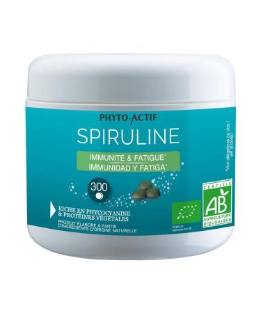 PHYTO-ACTIF | Spirulina | Immunity & Vitality | Natural Spirulina | 300 tablets