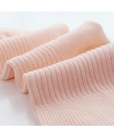 Ciieeo Combed Cotton Socks - 5 Pairs Diabetic & Maternity Above Ankle Crew Socks for Women | Breathable Foot Protection - Buy Online on GoSupps.com