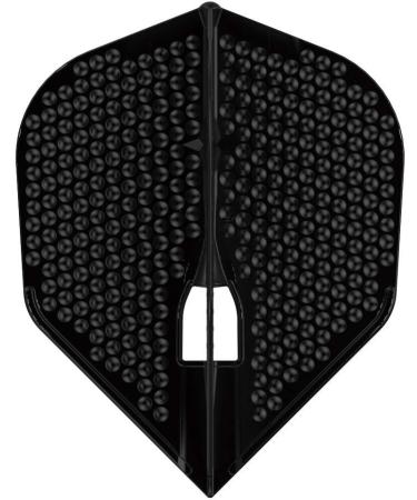 LSTYLE Dart Flights - L3 Pro Dimple Small Standard Shape - Black | For Soft Tip & Steel Tip Darts - Buy Online on GoSupps.com