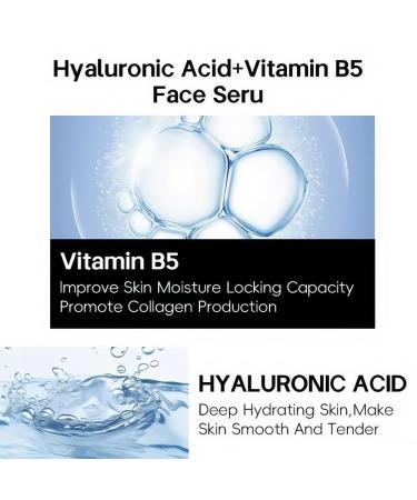 2% Hyaluronic Acid + Vitamin B5 Face Serum Fragrance-Free Hydrating Plumping Serum for Sensitive Skin Anti-Aging Daily Care for Women & Men Smooth Fine Lines 30ml 1 - Buy Online on GoSupps.com
