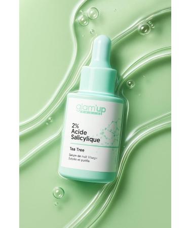  Glam Up Glam Up Paris - Anti-Blemish Face Serum - Tea Tree - Exfoliates & Purifies Skin - Anti-Acne - K-Beauty - 2% Salic Acid - Buy Online on GoSupps.com