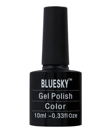 Bluesky Gel Nail Polish Black Dc043 Long Lasting Chip Resistant 10 ml (Requires Curing Under UV LED Lamp)