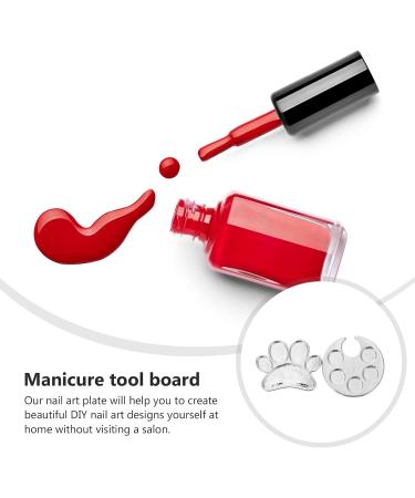 VICASKY Anneaux Porte-vernis Ongles 2 Pcs Bague Palette Ajustable Alliage pour Nail Art Manucure DIY Usage Professionnel et Personnel - Buy Online on GoSupps.com