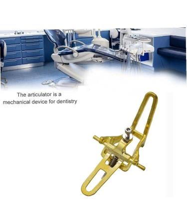 5 PCS Brass Coated Dental Articulator - Adjustable Small Lab Instruments for Dentures | International Shipping - Buy Online on GoSupps.com