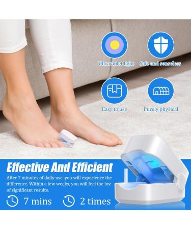 Hovceh Light Therapy Device for Nail Fungus Treatment - Revolutionary Solution for Toe Nail Diseases & Foot Conditions - Buy Online on GoSupps.com