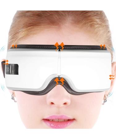 Eye Massager with Heat & Air Compression | Bluetooth Eye Care Device for Dry Eyes Headache Relief Tiredness & Dark Circles - Buy Online on GoSupps.com