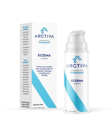 Eczema Cream with 1% Colloidal Oatmeal for Dry & Itchy Skin Relief | Eczema & Atopic Dermatitis Cream Treatment | Patent Pending Hydrosurf Glycolipid Technology for Hydration Exfoliation & Absorption 4.50 Ounce (Pack of 1)