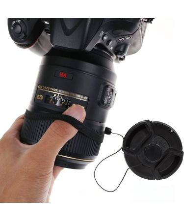 2 Pack 55mm Center Pinch Lens Cap for Nikon Canon Sony DSLR Cameras | Compatible with Nikon D3400 D3500 D5500 D5600 D7500, Sony FE 35mm f1.8/FE 28-70mm f3.5-5.6 OSS | Fits Any 55mm Thread Lenses - Buy Online on GoSupps.com