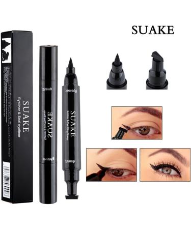Pencil Eyeliner Eyebrow and Eyelashes Liquid Double Tip Eyebrow Stencil Stamp Long-Lasting Waterproof for Sensitive Eyes and Defined Eyebrows Rowces Big - Buy Online on GoSupps.com