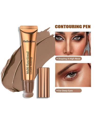 Contour Beauty Wand - Long Lasting Gel Cream Bronzer Stick | Easy Blend Natural Matte Finish Cruelty-Free Makeup - Buy Online on GoSupps.com
