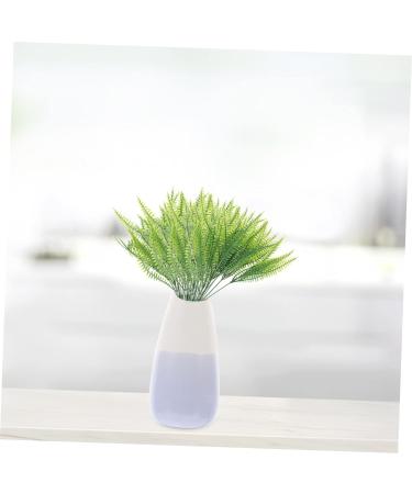 Zerodeko Plastic Plants 4pcs Simulated Leaves Lovage Plant in Green Decorations Artificial Plant Twigs for Vases Faux Plants Pot Artificial Eucalyptus Vases Home Decor Wedding Plastic Fern Green 15X15X35CM - Buy Online on GoSupps.com