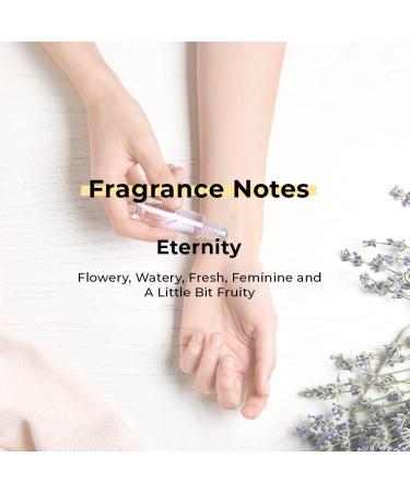 Well's Oil Roll-On Perfume Oil (Inspired by Eternity) | Aromatic & Citrus Notes | Long-Lasting | Paraben-Free | 0.33 Fl Oz / 10 ml 33. Eternity - Buy Online on GoSupps.com