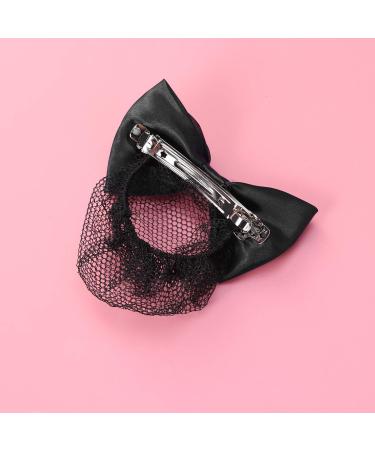 Artibetter Barrette Hairnet Snood Bowknot Decor Hair Clip 2pcs for Women - Buy Online on GoSupps.com