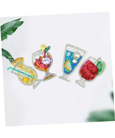 TEHAUX 8 Pcs Key Kids Juices Juice Bottles for Kids Resin Keychain Milk Manual Fruit 5d - Buy Online on GoSupps.com