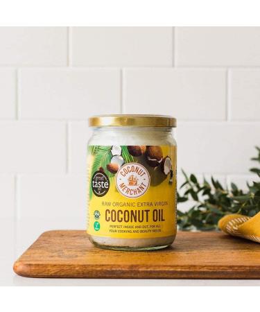 Organic Coconut Oil 500mL | Extra Virgin Cold Pressed Raw Unrefined | Ethically Sourced Vegan | 100% Natural for Hair, Skin & Cooking - Buy Online on GoSupps.com