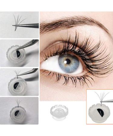 100 Pack Eyelash Extension Volume Lashes - Quick Blossom Cups Anti-Spill Glue Holder & Lash Organizer Tools for Perfect Extensions - Buy Online on GoSupps.com