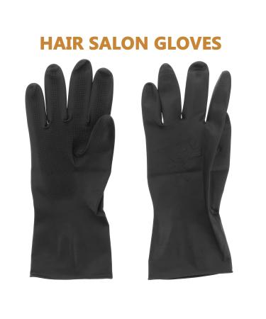 minkissy 6 Pairs Hair Salon Gloves Medium Black Hair Dye Gloves Mens Tool Belt Hairdressing Supplies Hair Coloring Rainbow Classroom Decor Reusable Dye Gloves Hair Man Particles Emulsion - Buy Online on GoSupps.com