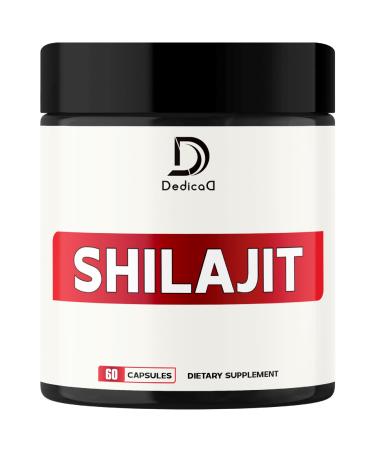 1000Mg Shilajit Pure Himalayan Organic Capsules - Contains Natural Fulvic, Humic Acid & 85 Others - Shilajit Supplement for Body Balance, Heart Health, Brain & Immune System Support - 60 Counts 60 Count (Pack of 1)