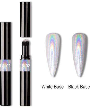 Roseflower 6 Sticks Air Cushion Chrome Powder Pencil - Holographic Nail Decoration | Shiny Metallic Effect for DIY Manicure | Durable Nail Art Tool - Buy Online on GoSupps.com
