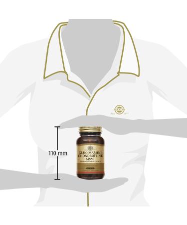 Solgar Extra Concentrate Glucosamine Chondroitin MSM - High Quality - Patented Ingredient - High Concentration - Food Supplement - Bottle of 60 Tablets - Buy Online on GoSupps.com