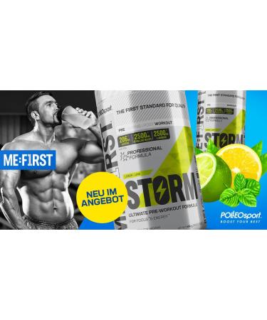 Buy Storm Pre-Workout & NO Booster (Lemon-Lime 454 g) - Best International Shipping for Energy & Performance - Buy Online on GoSupps.com