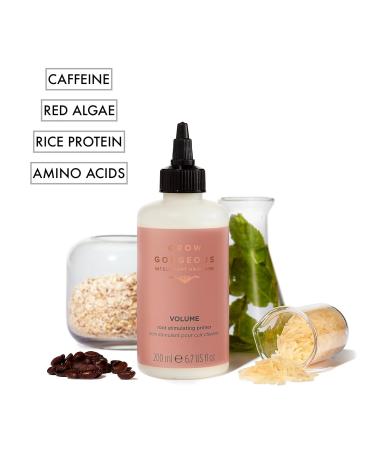 Grow Gorgeous Volume Root Stimulating Primer 150ml | Boost Hair Follicles & Roots | Vegan with Caffeine & Menthol - Buy Online on GoSupps.com