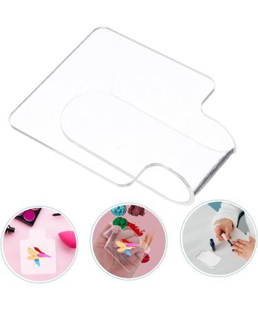 Baluue 10pi ces Palette De M lange Acrylique Portable Plateau Transparent Pour Fond De Teint Et Accessoires De Nail Art - Buy Online on GoSupps.com
