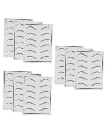 Beavorty 3pcs Eye Brow Practice Skin Eyebrow Microblading Skin Eyebrow Training Skin Practice Tools