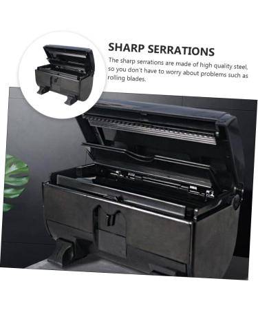 2 Pcs Tin Foil Fold Hairdressing Foil Dispenser Foil Dispenser Hairdressing Foil Cutting Machine Abs Environmental Protection Material Mini Care Product Blackx2pcs 17x9cmx2pcs - Buy Online on GoSupps.com