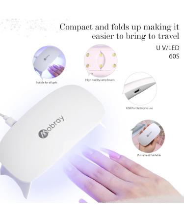 Mobray Poly Nail Extension Gel Kit - 6 Colors Nail Lamp & Tools for Beginners - Ideal DIY Gift - Buy Online on GoSupps.com