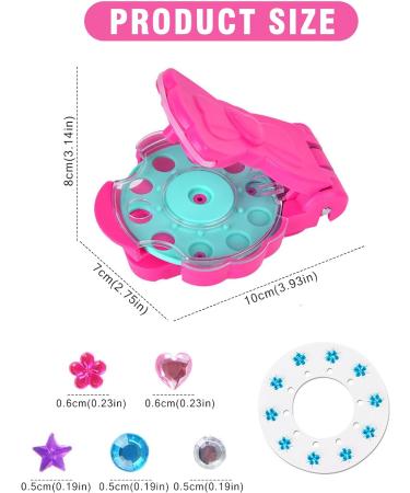 Hair Gem Stamper Kit with 22 Bling Gem Hair Bedazzler Kit Hair Diamonds Stapler Jewels Bling Bling Hair Machine Stamp Gems for Girls Hair Accessories Birthday Party Festival - Buy Online on GoSupps.com